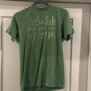 AVEDA Green T-Shirt with White Logo